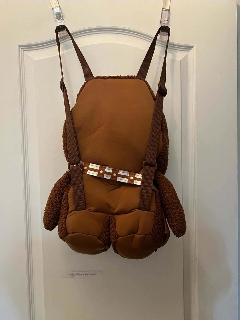 Star Wars Chewbacca Plush Backpack with Crossbody Detail - Brown - Picture 5 of 9